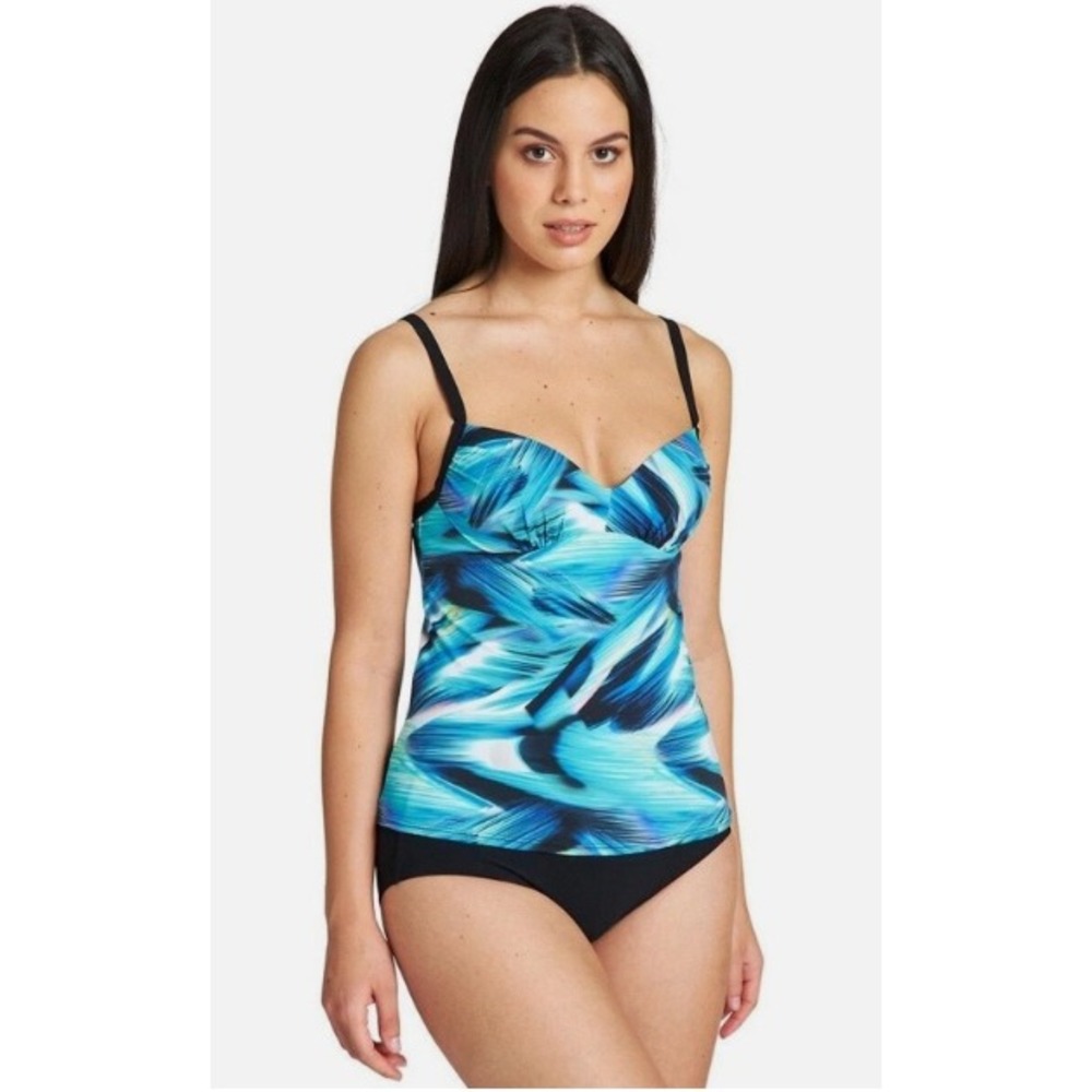 Arena Flavia Tankini Womens 44 (18-20)‎ Swim Top Bodylift Shaping Tummy Control